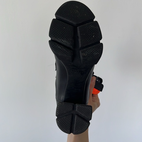 PRADA NEOPRENE NEON DETAIL LACE UP
BOOT - Picture 6 of 6